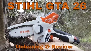 STIHL GTA 26 Garden Pruner Chainsaw - Unboxing