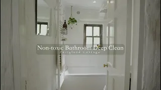 Non-toxic Bathroom Deep Clean - August at Fairyland