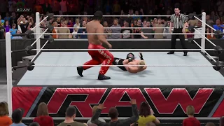 WWE 2K15 The Great Khali vs. Brock Lesnar (IC Championship Match)