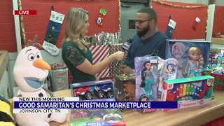 Parents in need shopping free of cost for children's Christmas gifts through Good Sam