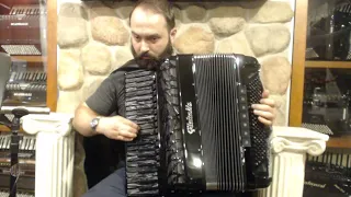 FIT4145TCBK4 - All Black Fisitalia 4145-TC Piano Accordion LMMH 41 120 Swing Tuning $6999