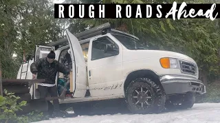 Simple Day In The Life Of a Backwoods Van Dweller | DRIVING DEEP INTO THE BACKCOUNTRY