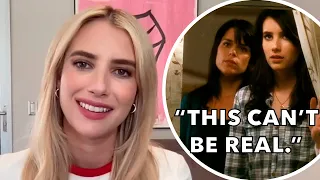 "This Can't Be Real!" Emma Roberts Reacts to Neve Campbell's Departure from SCREAM 6 | Interview