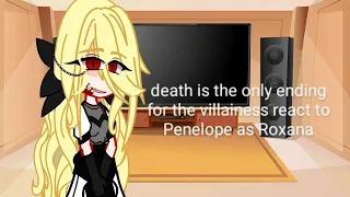 death is the only ending for the villainess react to penelope as roxana
