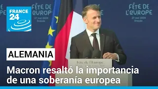 Macron hace llamado a una "Europa más segura" en su visita a Alemania • FRANCE 24 Español