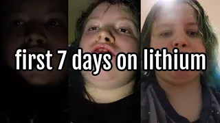 My first 7 days on Lithium.