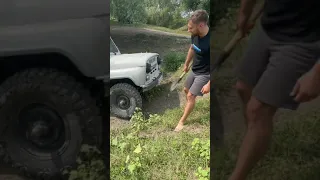 Uaz 469 stuck #shorts #offroad #4x4