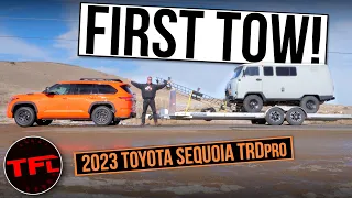 The New 2023 Toyota Sequoia TRD Pro Is Surprisingly Good at Towing: Here's Why!