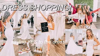 WEDDING DRESS SHOPPING! - saying yes to the dress!! *everyone cried*