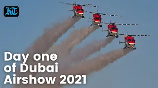 Day 1 of Dubai Airshow 2021