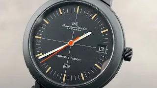 IWC Porsche Design Compass Watch (Black Aluminum) Reference 3510 IWC Watch Review