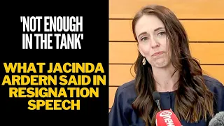 'It's Time': What New Zealand PM Jacinda Ardern Said in Her Resignation Speech | The Quint