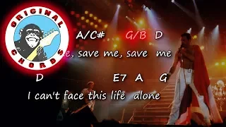 Queen - Save Me - Chords & Lyrics