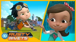 Rusty Gets Stuck ⚠️| Rusty Rivets| Cartoons for Kids