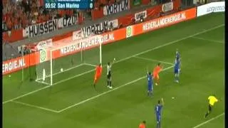 Netherlands 11 - 0 San Marino - Qualificazioni Euro 2012