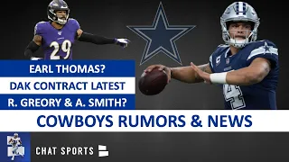 Cowboys Rumors: Dak Contract? Earl Thomas? Aldon Smith & Randy Gregory Returns? DeMarcus Lawrence?