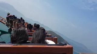 Hong Kong, Ocean Park-Wild West Mine Train Roller Coaster POV!