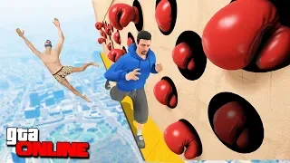 НА ГРАНИ СРЫВА С ГИГАНТСКОЙ ВЫСОТЫ! САМЫЙ ОПАСНЫЙ DEATHRUN В GTA 5 ONLINE