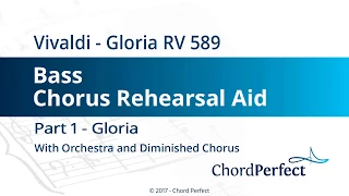 Vivaldi's Gloria Part 1 - Gloria - Bass Chorus Rehearsal Aid