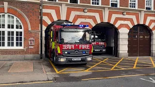 *E391* LFB Bromley PL Turnout + Returning Footage