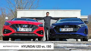 Hyundai i20 oder i30? Kleinwagen und Kompakter mit 120 PS im Vergleich | Test | Review | 2021