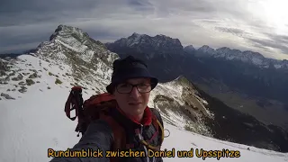 Wanderung auf den  Daniel 2340m Ammergauer Alpen 05.11.2017