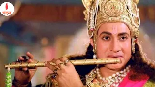 || Shri Krishna Basuri Dhun || Flute Background music || Chandan ||       #shrikrishna #flute