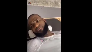 LeBron James Listening to Raekwon, Ghostface Killah Feat. Nas - Verbal Intercourse