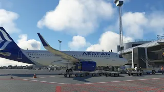 MSFS | E13 Rotterdam - Copenhagen | A320neo | Aegean Airlines