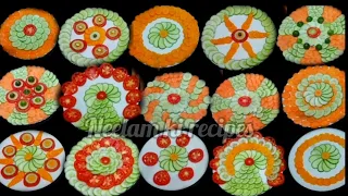 20 Most Beautiful And Unique Salad Decorations In Plate Step By Step Neelam Ki Recipes