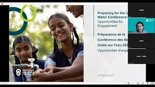 Preparation for the UN 2023 Water Conference l Session 1 l ENGLISH