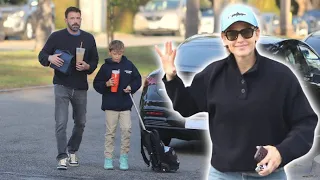 Ben Affleck And Jennifer Garner Meet Up After JLo Says Ben's "Too Reliant" On His Ex