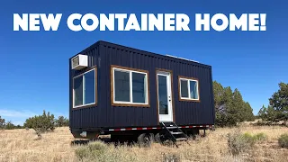 New 20ft Shipping Container Tiny Home on Wheels | 100% Off-Grid Ready | Solar Powered House!