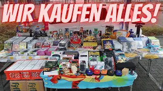 Wir kaufen einen "RETRO Flohmarktstand" | Wirklich ALLES!