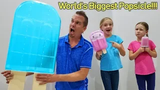 Popsicles IN OUR SIZE!!! World's Biggest Popsicle from I Dig Monsters!