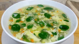 Below 50 pesos Healthy Soup Recipe! Madaling Gawin pero Sobrang Sarap! #vegetableeggdropsoup