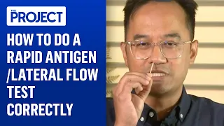 How To Do A Rapid Antigen / Lateral Flow Test Properly