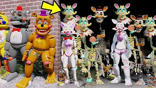 ROCKSTAR ANIMATRONICS VS TODAS A MANGLE ASSOMBRADAS? | GTA V Five Nights at Freddy's