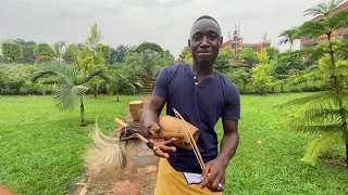 Tube fiddle ( Endigiddi)instrument from uganda (