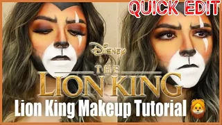 *QUICK EDIT* Disney's Lion King Scar Easy Halloween Makeup Tutorial Transformation