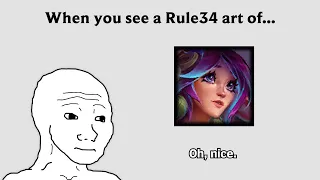 When you see a Rule34 art of a League Champion