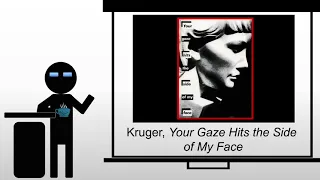 Kruger Your Gaze Hits the Side of My Face