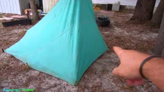 50 Year old CANVAS Tent better than New Tents