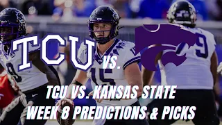 Kansas State vs. TCU Predictions | College Football Betting Picks Week 8 2022