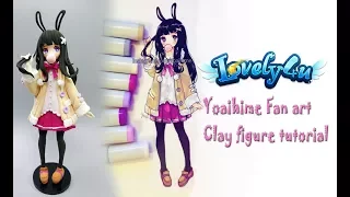 13】How to make anime figure/Yoaihime【Clay Tutorial/ DIY/Lovely4u】