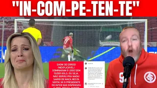 🤣A TRAGÉDIA TAVA ANUNCIADA|🚑RENATA FAN DE MACA NO JOGO ABERTO |INTERNACIONAL (4)0X0(5) OLIMPIA