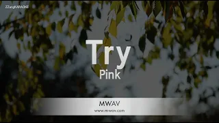 Pink-Try (Melody) [ZZang KARAOKE]