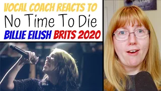 Vocal Coach Reacts to Billie Eilish 'No Time To Die' The Brits 2020