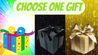 RAINBOW VS BLACK VS GOLD GIFT BOX CHALLENGE ❤ CHOOSE YOUR GIFT [EntertainMe TV]