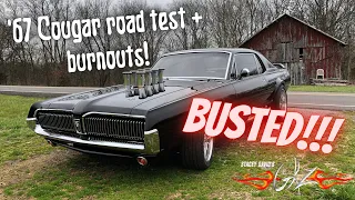 1967 Mercury Cougar V8 Interceptor Burnouts & Road Test - Stacey David's Gearz S14 E4